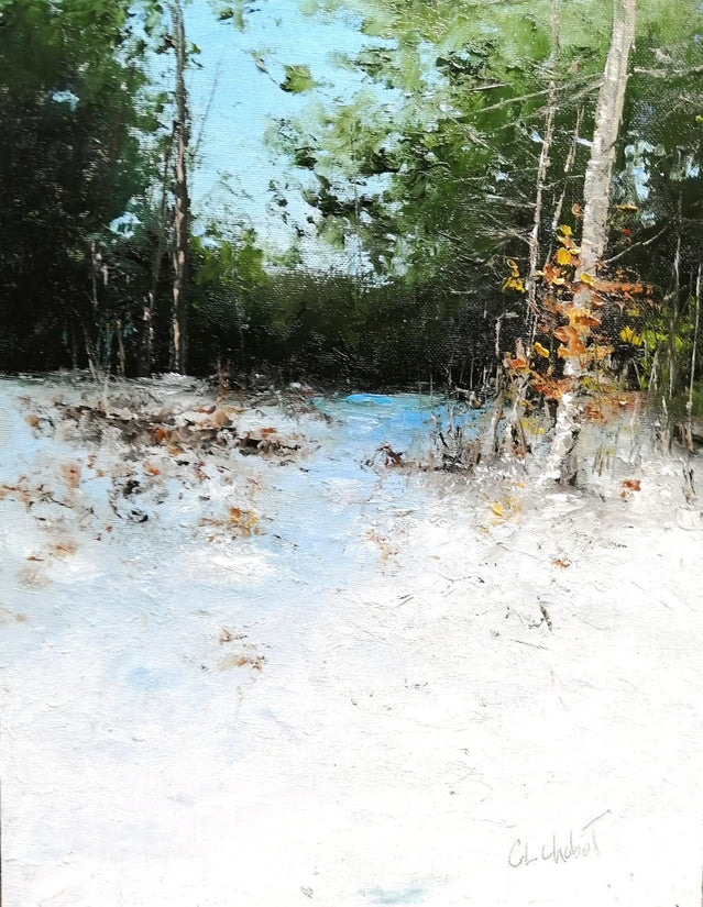L'art du geste – Peinture acrylique au couteau